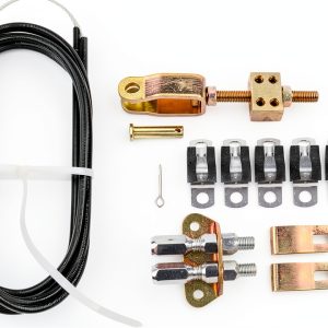 Dasbecan Parking Brake Cable Kit 330-9371 Disc/Drum 110in Steel-0