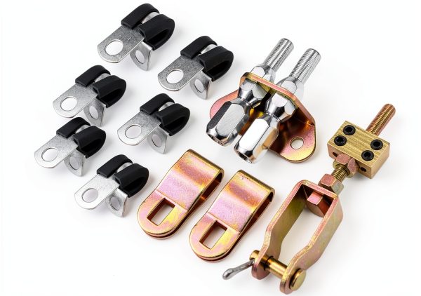 AUGREX Parking Brake Cable Kit 330-9371 Long Steel Replacement-5