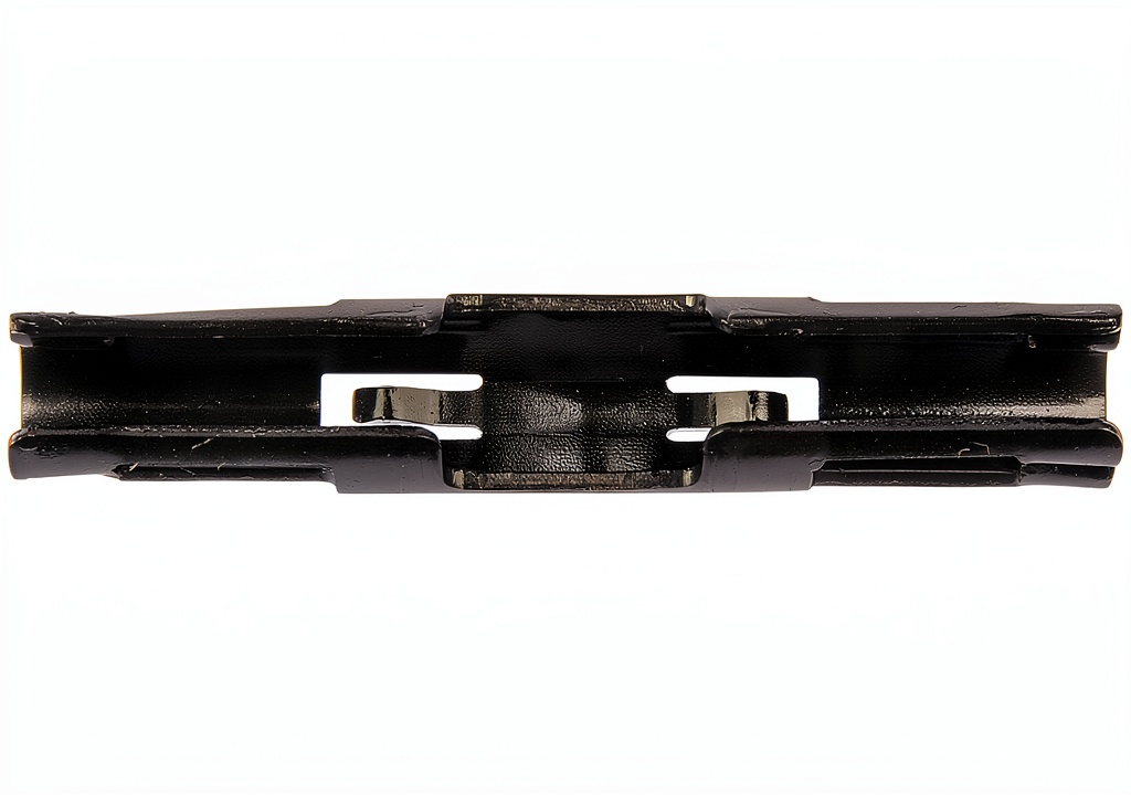 Installing Parking Brake Cable Connector Dorman 484-221 Alloy Steel Replacement on a wooden workbench