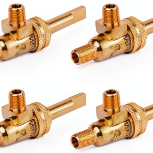 4418500200 Gas Burner Valve Jade Range Gas Valve 1/8" Mpt X 3/8-27 4 Pack | 4418500200 Horizontal Split Valve-0
