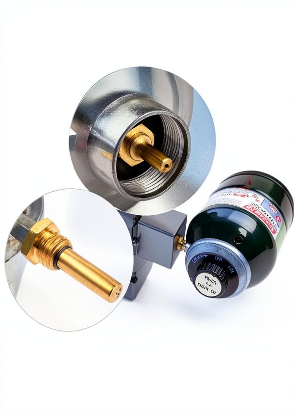 Grill Regulator Valve with Knob, Replacement for Masterbuilt Smoke Hollow 205 FM205, Compatible with Part 205-REG, 1 Pack Gas Control Valve-6