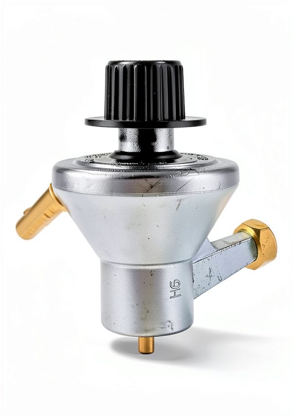 Grill Regulator Valve with Knob, Replacement for Masterbuilt Smoke Hollow 205 FM205, Compatible with Part 205-REG, 1 Pack Gas Control Valve-1