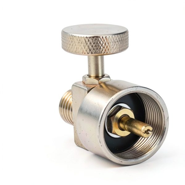 Brass Propane Regulator Valve 2pcs 1/4" NPT Male to 1"-20 Female-5