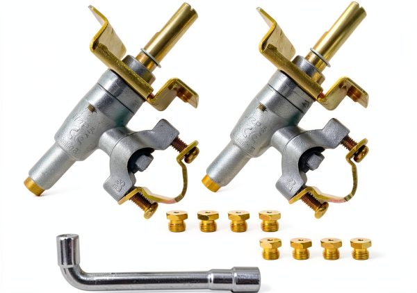 MENSI Gas Control Valve for 36" Blackstone Griddle 4 Burner Orifice-0