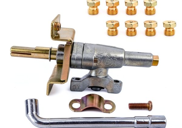 MENSI Gas Control Valve for 36" Blackstone Griddle 4 Burner Orifice-6