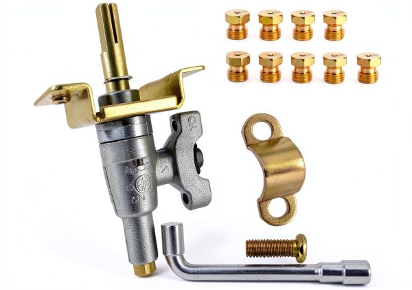 MENSI Gas Control Valve for 36" Blackstone Griddle 4 Burner Orifice-5