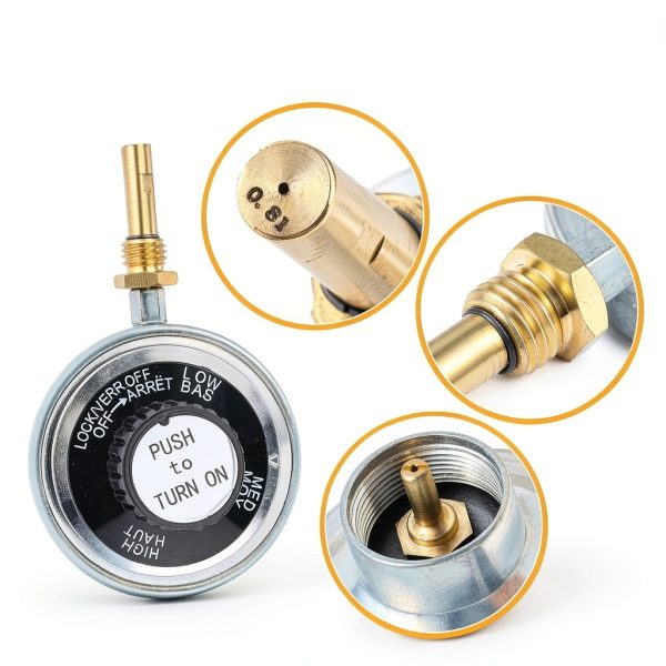 Gas Grill Regulator Valve 205-REG by AMLEUS Anti‑Corrosion Safety-2