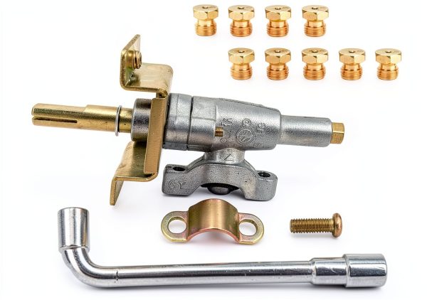 MENSI Gas Control Valve for 36" Blackstone Griddle 4 Burner Orifice-1