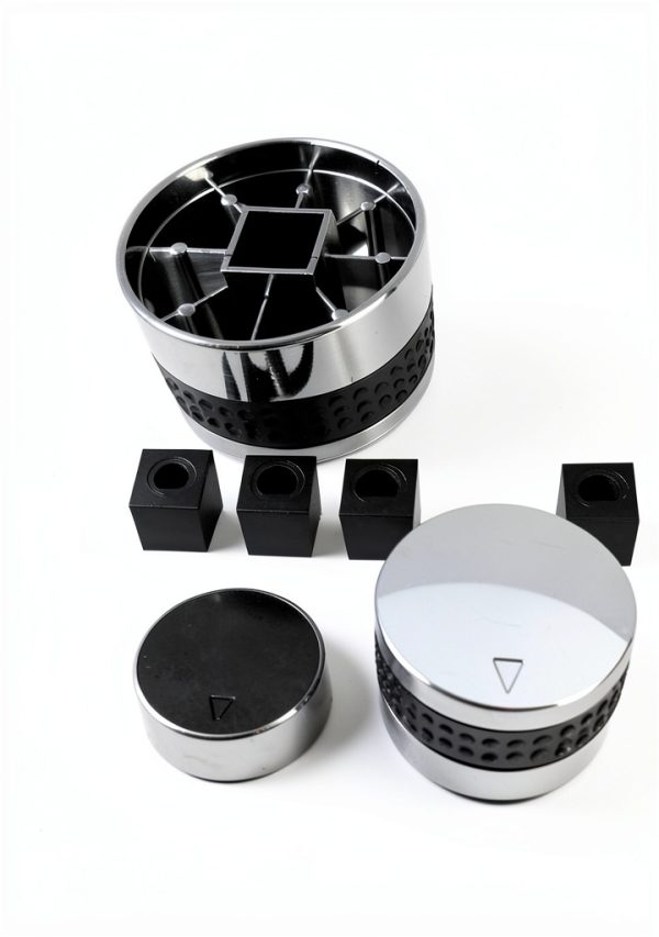 Unicook 2 Pack Grill Control Knobs Replacement, Chrome Plated Plastic-6