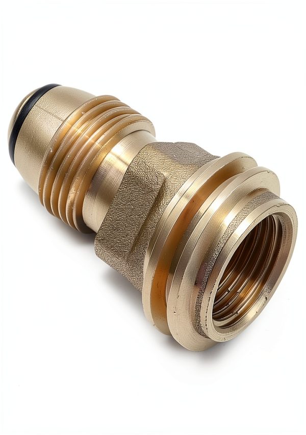 Propane Tank Adapter 2 Pack Brass by Afenila POL to QCC1 Conversion-2