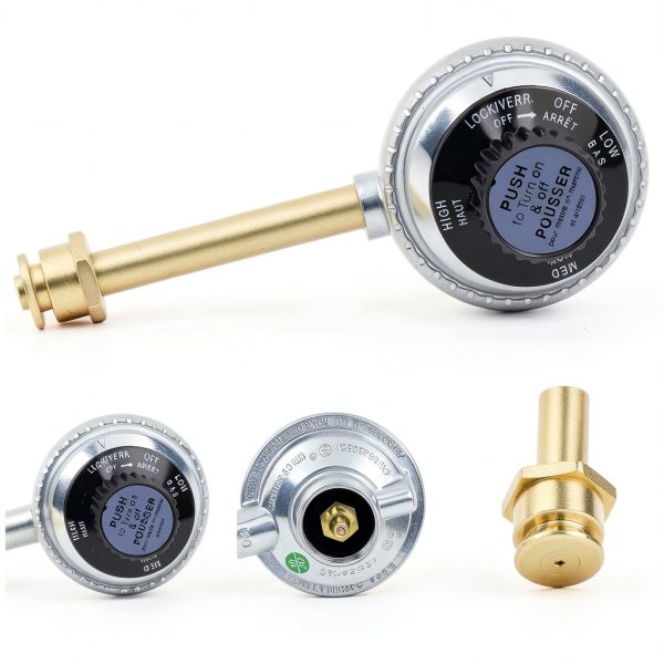 29102349 Grill BBQ Regulator Control Valve Replacement,Tru-Infrared Regulator Valve Compatible with Charbroil Grill2Go Portable Liquid Propane Gas Grill 2012 29103224A-2