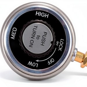 Propane Gas Grill Control Valve GasSaf Table Top Regulator 1-20 Thread-0