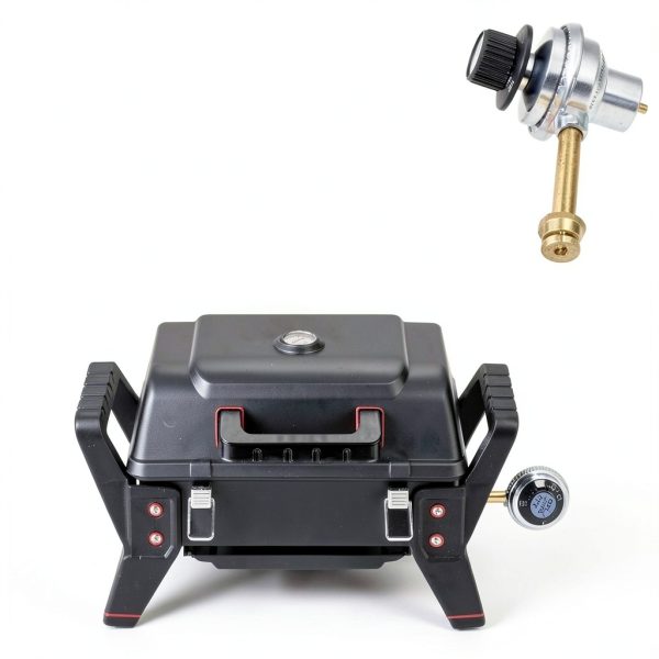 29102349 Grill BBQ Regulator Control Valve Replacement,Tru-Infrared Regulator Valve Compatible with Charbroil Grill2Go Portable Liquid Propane Gas Grill 2012 29103224A-5